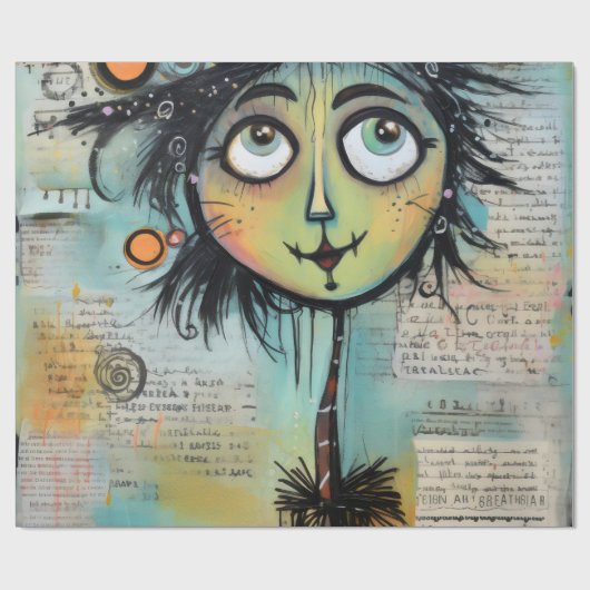 ArtLady 9 Charmant en bedroefd Cadeaupapier (Vlak)