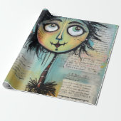 ArtLady 9 Charmant en bedroefd Cadeaupapier (Uitgerold)