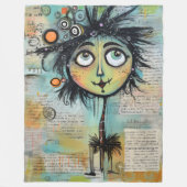 ArtLady 9 Charmant en bedroefd Fleece Deken (Voorkant)