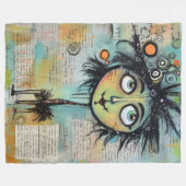 ArtLady 9 Charmant en bedroefd Fleece Deken (Voorkant (Horizontaal))