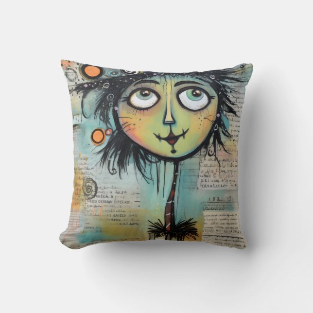 ArtLady 9 Charmant en bedroefd Kussen (Voorkant)