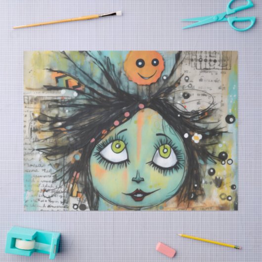 ArtLady Charmant en bedroefd Tissuepapier (Craft)