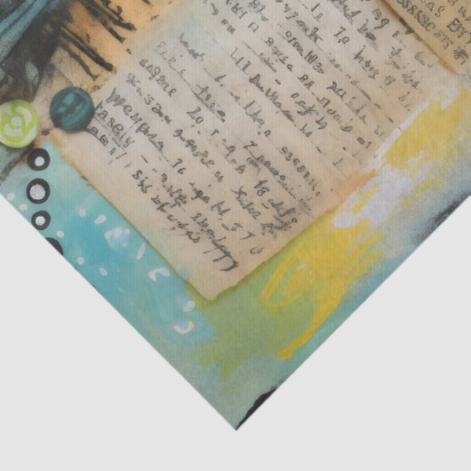 ArtLady Charmant en bedroefd Tissuepapier (Detail)