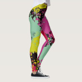 Artmixer (Abstracte kleurenMode) #15 Leggings (Rechts)