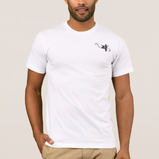 ArtOfFine Mannen White strak T-shirt