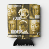 #ArtOfTheDojo 'Respecteer je ouderen' Blikjeskoeler (Achterkant)