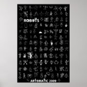 Artomatic Robots 2009 Poster 6 - Black Edition (Voorkant)