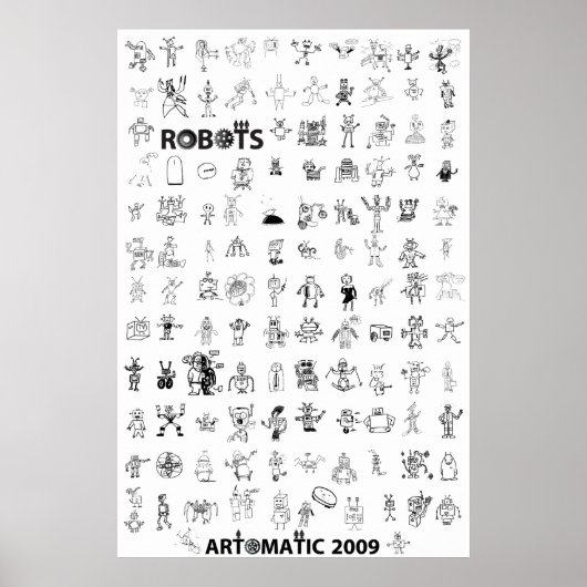 Artomatische robots 2009 Poster 6 (Voorkant)