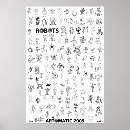 Artomatische robots 2009 Poster 7 (Voorkant)
