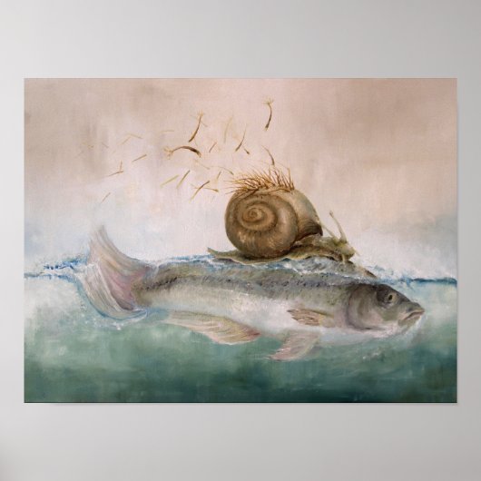 ArtPoster BaumSchneckenFisch Poster (Voorkant)