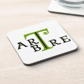 Artree-boomkunst Drankjes Onderzetter (Linkerzijde)