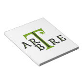 Artree-boomkunst Notitieblok (Schuin)