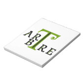 Artree-boomkunst Notitieblok (Linkerzijde)