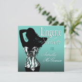 Artrella custom Bombshell Lingerie Zebra Corset Kaart (Staand voorkant)