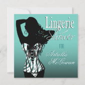 Artrella custom Bombshell Lingerie Zebra Corset Kaart (Voorkant)