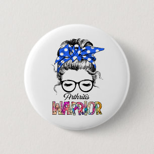 Artritis Bewustheid Maand Ribbon Giften Ronde Button 5,7 Cm