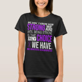 Artritis Bewustheid over keuze Ribbon reumatoïde T-shirt (Voorkant)