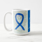 Artritis Bewustheid Ribbon Angel - Aangepaste Mok (Links)