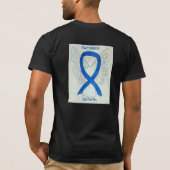 Artritis Bewustheid Ribbon Angel - Aangepaste Shir T-shirt (Achterkant)
