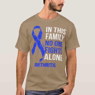 Artritis bewustzijn Niemand vecht alleen Hoop op e T-shirt