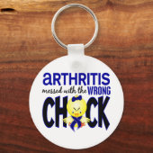 Artritis die met de verkeerde kuiken wordt overgev sleutelhanger (Voorkant)