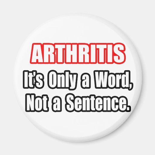 Artritis...Geen zin Magneet (Voorkant)