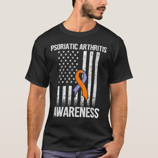 Artritis psoriatica Vlaggenschipper Aw T-shirt (Voorkant)