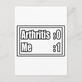 Artritis scorebord briefkaart