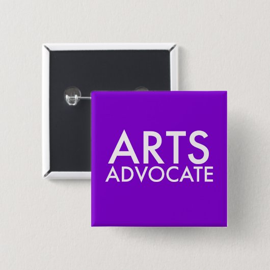 Arts Advocate Button (Voorkant /achterkant)