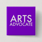 Arts Advocate Button (Voorkant)