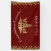 Arts Afgestudeerde Physician Assistant PA Afstuder Spandoek (Verticaal)