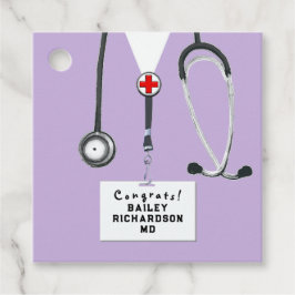 Arts Afstudeerfeest Afstudeerfeest Dokter Bedankjes Labels