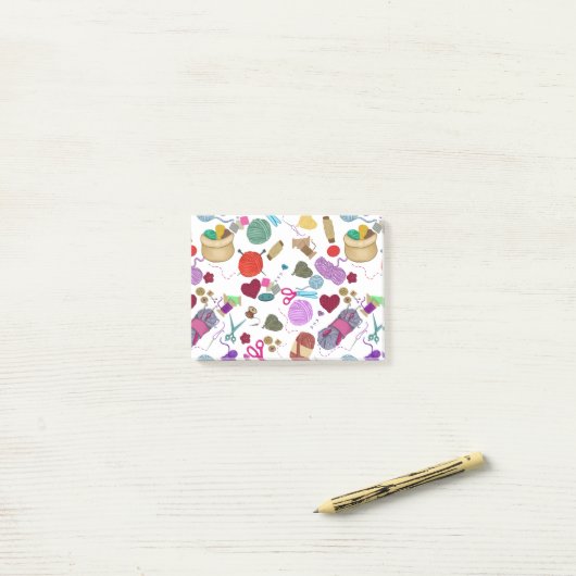 Arts and craft post-it® notes (Op bureau)