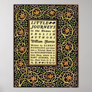 Arts And Crafts beweging 1900 boekcover ontwerp Poster