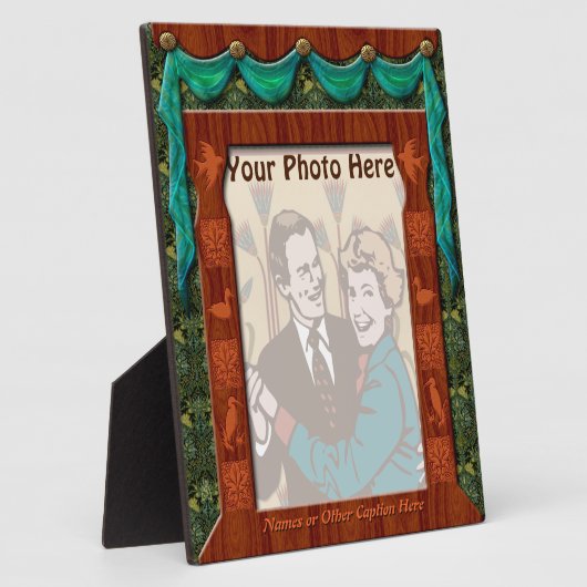 Arts and Crafts Draped Window - Gepersonaliseerd Fotoplaat (Zijkant)