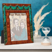 Arts and Crafts Draped Window - Gepersonaliseerd Fotoplaat (Zijkant)