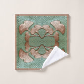 Arts and Crafts motief Badhanddoek set Bad Handdoek (Wasdoekje)