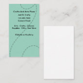 Arts And Crafts Theme Trendy Business Cards Visitekaartje (Voorkant / Achterkant)