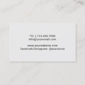 Arts Arts Medisch Roze Glitter Stethoscoop Doctor Visitekaartje (Achterkant)