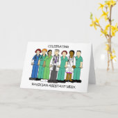 Arts Assistant Week - oktober Kaart (Gele Bloem)