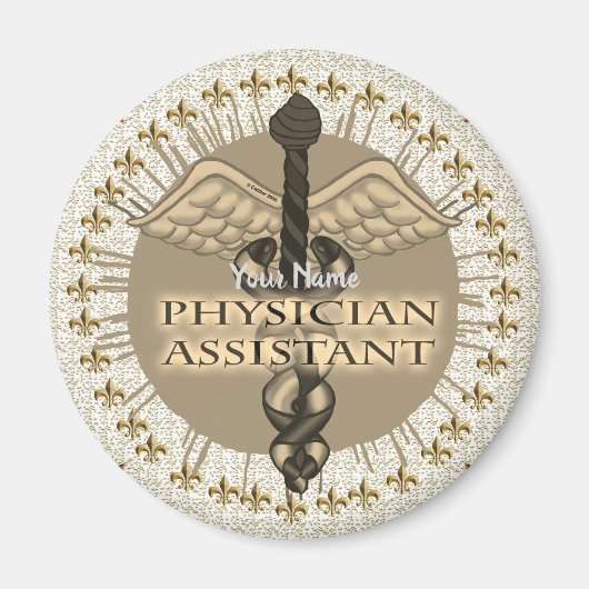 Arts Assistent Caduceus magneet (Voorkant)