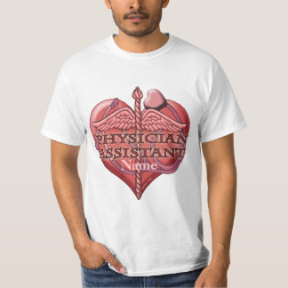 Arts-assistent hartcaduceus t-shirt