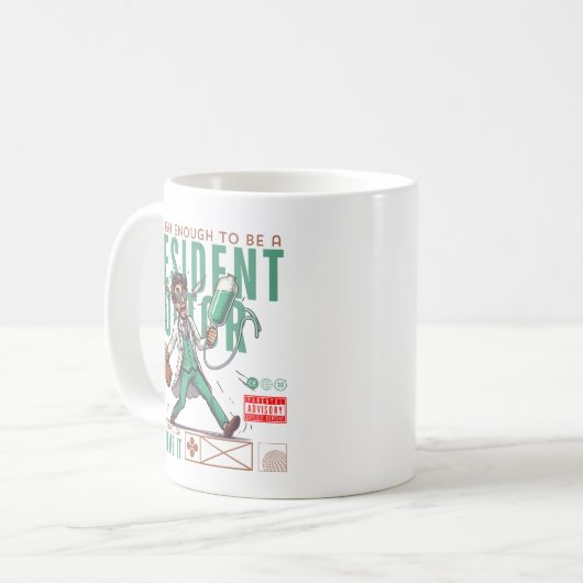 Arts-assistent Koffiemok (Voorkant links)