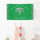 Arts Assistent PA Afstuderen Groen Zilver Spandoek (Insitu)