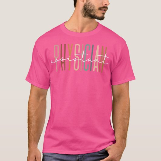 Arts Assistent PA Student Pa Doctor Afstuderen T-shirt (Voorkant)