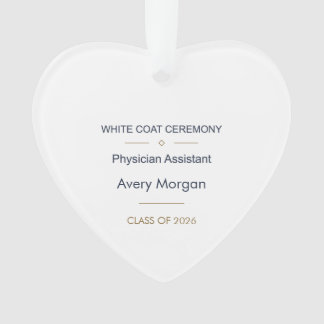 Arts-assistent Witte Jas Ceremonie Ornament