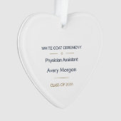 Arts-assistent Witte Jas Ceremonie Ornament (voorkant)