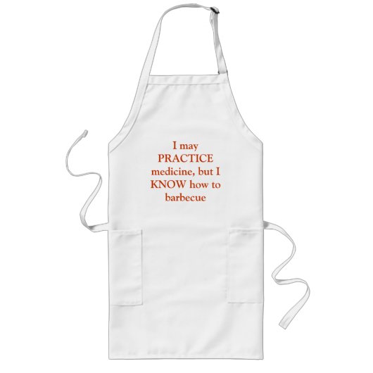 Arts Barbecue Apron Lang Schort (Voorkant)