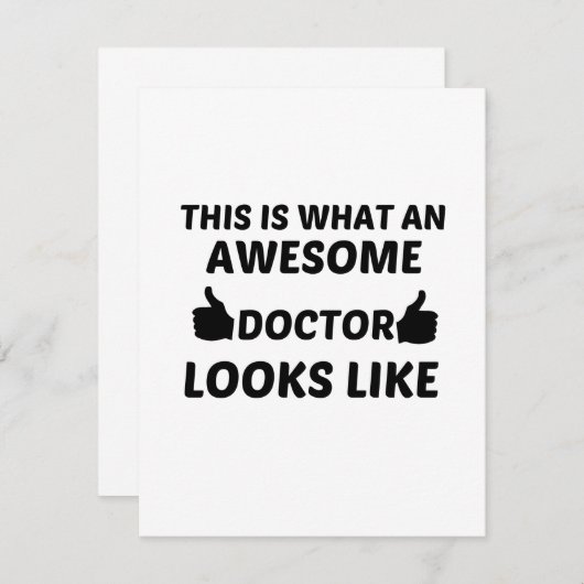 ARTS BEDANKKAART (Voorkant / Achterkant)