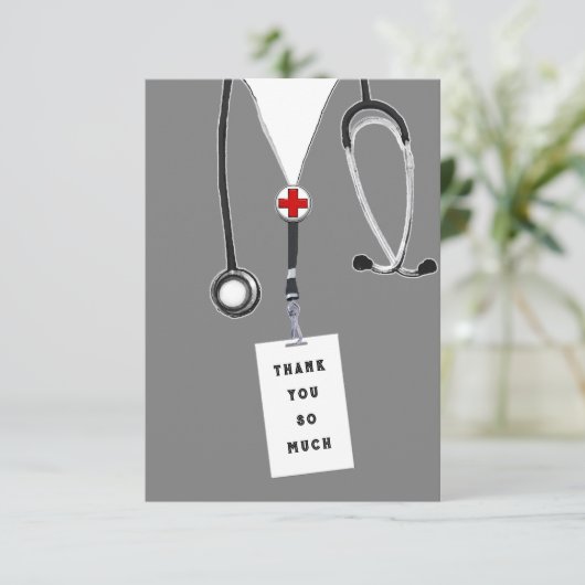 Arts Bedankkaart (Staand voorkant)